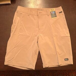 New Men’s Pelagic Mako Shorts Dark Khaki Quick Dry
